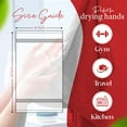 thumbnail image 2 of RIVERSIDE Hand Towel 6 Pack 16x28 Soft And Quick Dry Cotton Towels for Home Gym & Spa - White, 2 of 7