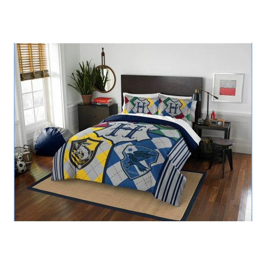 Harry Potter Full / Queen Comforter & Pillow Shams (3 Piece Bedding Set