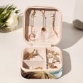 thumbnail image 6 of Sea Lion Travel Portable Square Jewelry Box Organizing Rings Earrings Necklaces Bracelets for Girls Women, 6 of 6