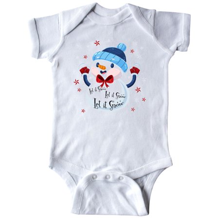 

Inktastic Holiday Snowman Gift Baby Boy or Baby Girl Bodysuit
