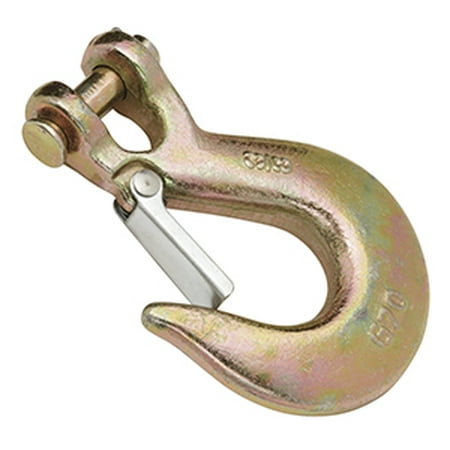 Clevis Slip Hook w/Latch, Grade 70, 3/8