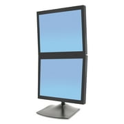 Ergotron 33-091-200 DS100 Series Freestanding Dual Monitor Stand - Up to 46lb - Up to 20" Flat Panel Display - Black