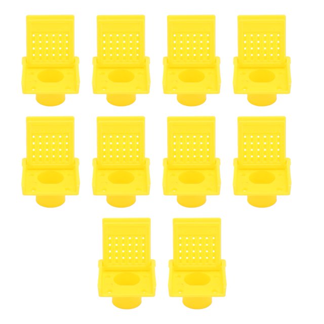 10 Pcs Portes d'Entrée Ruche, Boîte en Plastique Nuc Ruche Portes d'Entrée, Ventilation Ruche Ouverture Fenêtre Nids d'Abeilles Porte d'Entrée pour Apiculteurs Outil Apiculture