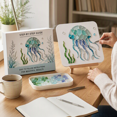 thumbnail image 5 of Yucurem DIY Sea Glass Art Kit, Muti-Theme Sea Glass Craft for Adults, DIY Craft for Beginner (Jellyfish), 5 of 9