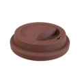thumbnail image 2 of 4pcs Silicone Coffee Mug Lids Reusable Travel Cup Covers Dustproof Coffee Cup Lid (Coffee), 2 of 3