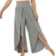 thumbnail image 1 of Leggings de color liso para mujer, pantalones de salón de cintura alta, adecuados para reuniones de amigos., 1 of 5