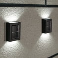 thumbnail image 3 of VerPetridure Solar Wall Light Up And Down Glow Wall Light Outdoor Garden Lamp Waterproof 2Pcs, 3 of 8