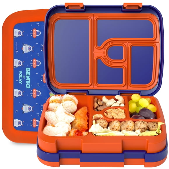 Fiambrera YOLAY Bento Box para niños, a prueba de fugas, 5 compartimentos