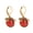 Red, variant on 1 Pair Women Dragonfly Decor Leverback Earrings Faux Crystal Drop Earrings Bohemia Dangle Earrings Jewelry Gift