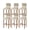 Multicolor, variant on Beige Brown Ombre Bar Stool Covers Set of 6, Abstract Modern Art Gradient Stretch Washable Bar Chair Covers with Backs, Removable Pub Counter Height Chair Cover for Kitchen Dining Room Cafe
