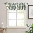 thumbnail image 3 of Black Valance Curtain Black Grey Abstract Geometric Modern Grid Pattern Minimalist Rod Pocket Valance Window Treatments Short Curtains for Kitchen Bathroom Farmhouse 54x18inch, 3 of 6