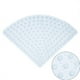 thumbnail image 3 of Corner Bath Shower Mat Non Slip Quadrant Sector Anti-bacterial 54x54cm, 3 of 5
