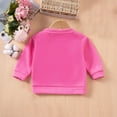 thumbnail image 5 of ZACPNCV Toddler Girl Sweatshirt Cotton Crewneck Clothes for Baby Girls Pink 1-2 Years, 5 of 9