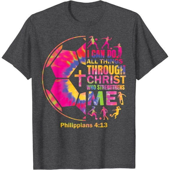 Simple Fit Soccer T Shirt Players Teen Girls Women Christian Religious T-Shirt