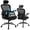 Black-1, variant on Flysky Ergonomic Office Chair 300lb,Desk Chair with Lumbar Support and Flip-up Arms, 1PC Black