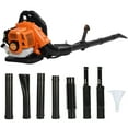 thumbnail image 2 of DJZ 205 Mph 550 Cfm 52cc Gas 2 Stroke Powered Leaf Blower 6800rpm Dust Blower,Backpack Leaf Blower (Orange), 2 of 13