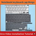 thumbnail image 1 of Replacement for ASUS ZenBook Pro Duo UX581 UX582 Zenbook UX434FAC UX434 UX434F UX433FN keyboard keycap hinge " 2 Hinge, 1 of 5