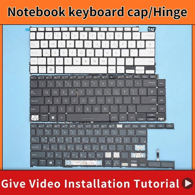 Replacement for ASUS ZenBook Pro Duo UX581 UX582 Zenbook UX434FAC UX434 UX434F UX433FN keyboard keycap hinge " 2 Hinge