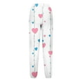 thumbnail image 3 of Pantalones largos para niños y niñas con estampado de cintura elástica y cordón con bolsillo, pantalones largos de cintura alta, pantalones de algodón para niña, 3 of 4