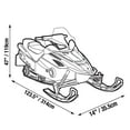 thumbnail image 4 of Raider 02-7742 DT-Series Premium Large Heavy-Duty Snowmobile Storage Cover, 4 of 4