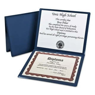 5 Pcs Certificate Binder Metal Folder Diploma Binder Diploma