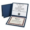 Oxford Diploma Cover, 12.5 x 10.5, Navy