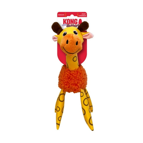 KONG Shakers Floofs Plush Dog Toy Giraffe, 1ea/MD
