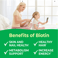 thumbnail image 5 of VitaWorks Kids Biotin 5000mcg Chewable Tablets, Dietary Supplement, 120 Chewables, 5 of 8