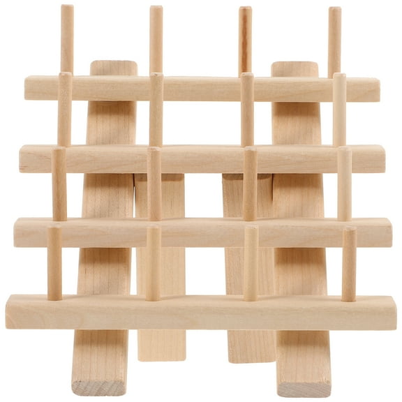 Sewing Storage Rack Embroidery Thread Bracket Wood Yarn Stand Sewing Thread Holder Thread Storage Stand Wood Thread Rack