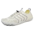 thumbnail image 3 of Zapatos acuáticos de secado rápido para nadar, zapatos de playa, suministros para deportes al aire libre (blanco 43), 3 of 8