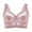 Pinks, variant on Cupless Bra Trendy Women Large Chest Small Bra No Underwire Shrink Chest Slim Underwear Thin Style Plus Size Sister Full Cup Push up Bra Lace Bra Style F-153 Beige XL