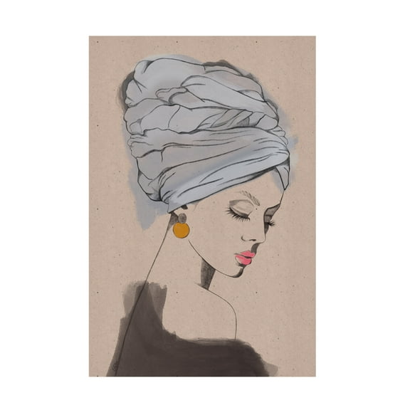 Canvas Wall Art - Christina Palm 'Sizzla' Wall Art for Living Room, Bedroom, or Office D?cor by Trademark Fine Art - 12 x 19 Inches