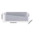 thumbnail image 3 of TIMIFIS Desktop Storage Rack Bathroom Strong Adhesive Wall Mounted Plastic Non Perforated Wall Storage Rack Geometric Shape Bathroom Storage Rack Toothbrush Holders, 3 of 6