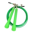thumbnail image 1 of becaristey Speed Skipping Wire Rope Indoor Outdoor Jumping Rope Weight Loss Exercise Home Gym Workout Tool, Light Green, 1 of 9