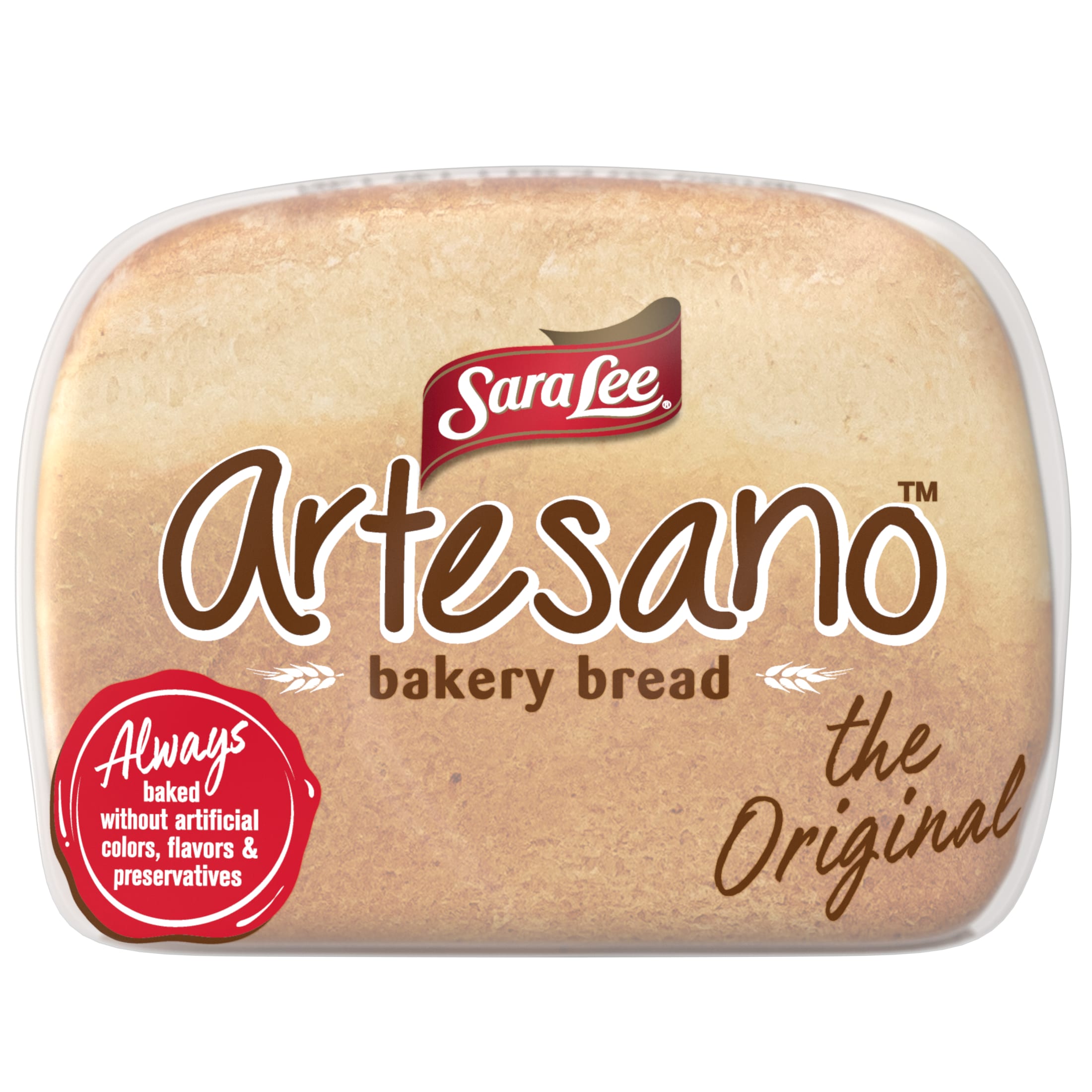 Sara Lee Artesano Original Bread, 20 oz, White Pre-sliced White Bread, Bag