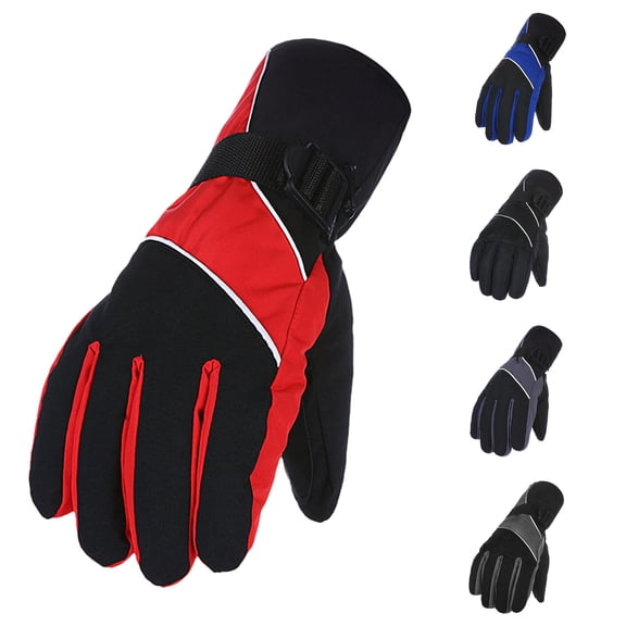 Ticikt Women's Winter Outdoor Gloves, Cold‑Resistant Anti‑ Waterproof Snow Gloves for Skiing & Outdoor Activities