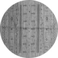 thumbnail image 1 of Ahgly Company Indoor Round Abstract Gray Contemporary Area Rugs, 8' Round, 1 of 1
