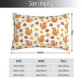 thumbnail image 2 of Fotbe Cartoon Squirrel Funda de Almohada Decorativa Estilo Occidental, Lujo en Algodón, Fundas para Almohadas King, Cojín Estampado para Decoración del Hogar-20"x30", 2 of 6