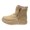 Khaki, variant on yotijay Boots Comfortable Anti-Slip Fashion Short Boots Thick Sole Waterproof Zipper For 35