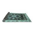 thumbnail image 2 of Ahgly Company Indoor Rectangle Abstract Light Blue Modern Area Rugs, 6' x 9', 2 of 4