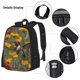 thumbnail image 3 of Easygdp Humming Bird Mochila para Niños y Niñas con Set de Caja de Almuerzo y Estuche para Lápices 3 en 1, Mochila Escolar Estampada para Adolescentes, 3 of 7