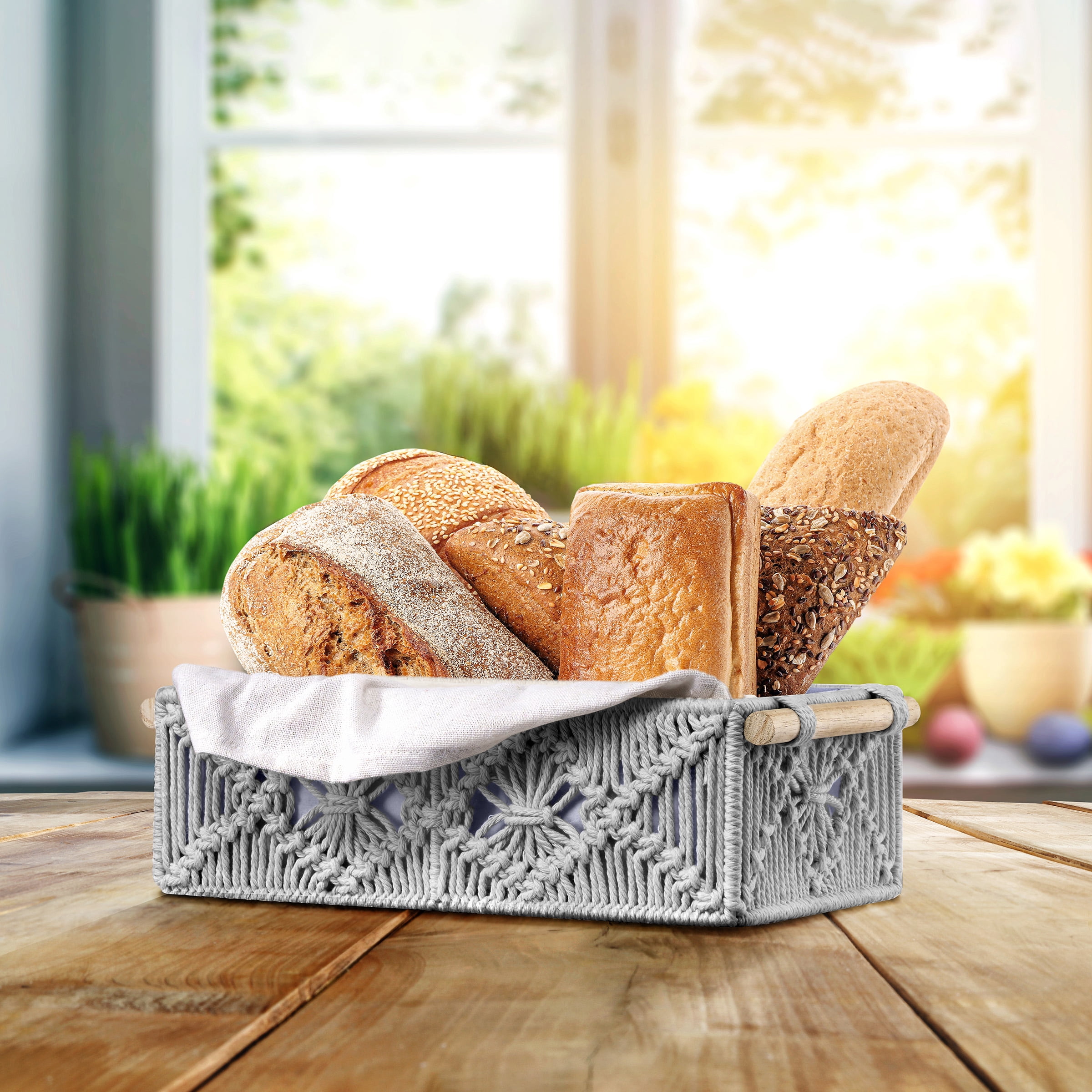 Sorbus Storage Wicker Baskets for Baby Room, Bedroom - Set OF 2