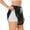 White, variant on Vintage Wolf Warrior Printed 2 in 1 Women's Workout Shorts for Athletic Gym Running Shorts with Phone Pockets-Large