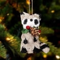 thumbnail image 5 of Forest Animal Acorn Ornament, Cozy Forest Christmas Tree Decor, 2D Acrylic Woodland Hanging Ornament, Rustic Nature Gift, 1PC, 5 of 7