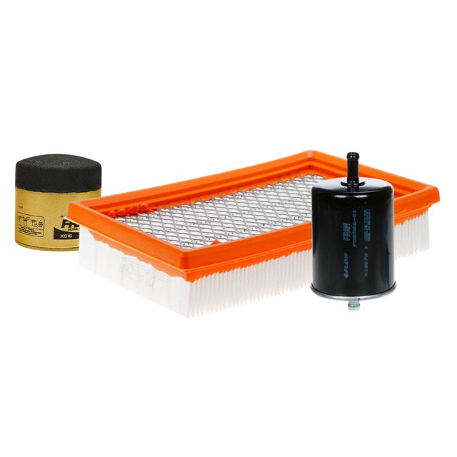 Kit De Filtro De Aire, Filtro de Aceite Sintético y Filtro de Combustible 3 PIEZAS Compatible con Plymouth Voyager L4 2.5L DE 1991 A 1994