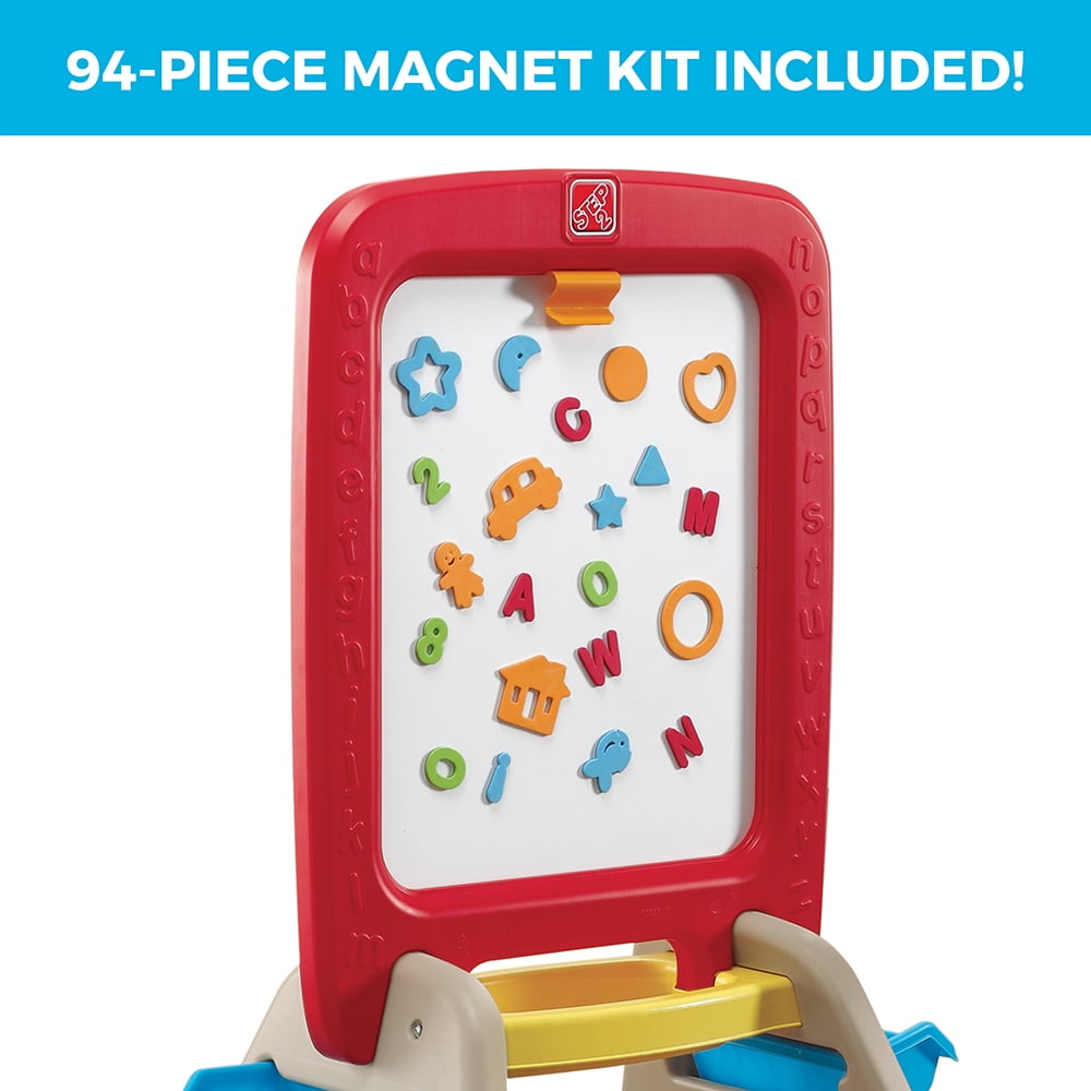 Step2 All Around Easel for Two Red/yellow/tan 94 PC Foam Letter Symbol for sale online 