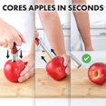 thumbnail image 5 of Zulay Kitchen Apple Corer Durable Apple Corer Remover Stainless Steel Cupcake Corer Red, 5 of 9