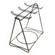 thumbnail image 1 of Multipurpose Black Triangles Coffee Cup Storage Rack Portable Accessory for Home Kitchens Supplies and Break Room, 1 of 4