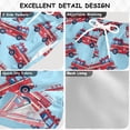 thumbnail image 4 of ALAZA Boys Swim Trunks Cartoon Fire Trucks Beach Board Shorts Drawstring Swimsuit 2T, 4 of 6