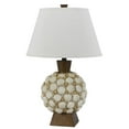 thumbnail image 2 of 25" Height Resin Table Lamp in Shell-Color:Off White,Finish:Shell,Shape:Round,Style:Lodge,Wattage:150W, 2 of 2